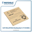 Clip On by FATOOLS CO-BD06 Banding Band 1/4" Stainless Steel SS304