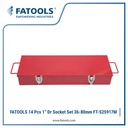 FATOOLS S25917M 14 Pcs Socket Set 1" Dr 36mm - 80mm
