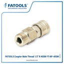 FATOOLS FT-NP-40SM Coupler Male Thread 1/2" R Air Quick Coupler 40SM