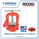 RIDGID 40100 25 Bench Yoke Vise 1/8" - 4" Catok Ragum Pipa