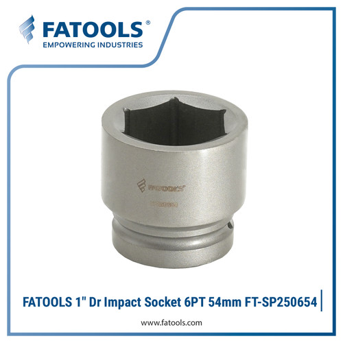 FATOOLS SP250654 1" Dr Impact Socket 6PT 54mm Mata Sok