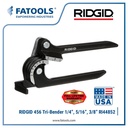 RIDGID 44852 456 Tri Bender Tube 1/4 5/16 3/8 Pembengkok Pipa Tubing