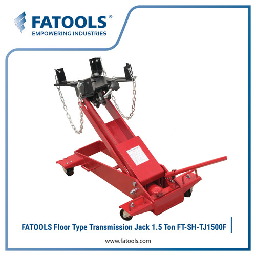 FATOOLS TJ1500F Floor Type Transmission Jack 1.5 Ton Dongkrak Mobil