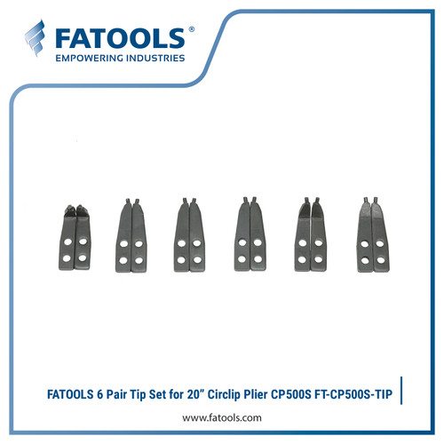 FATOOLS CP500S-TIP Tip Set for 20" Circlip Plier CP500S Tang Snap