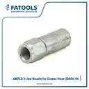 AMFLO 28006-06 3 Jaw Nozzle for Grease Hose Fatools Oil Valve