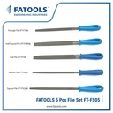FATOOLS FS05 5 Pcs File Set Alat Kikir Besi Logam Kayu