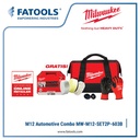 MILWAUKEE M12SET2P 603B Automotive COMBO Impact Wrench Inflator M12-BI