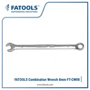 FATOOLS CW08 Metric Combination Wrench 8mm Kunci Ring Pas Spanner
