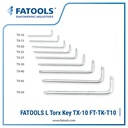 FATOOLS TK-T10 Torx Long Key T10 TX10 Kunci L Bintang S2