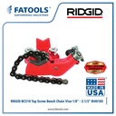 RIDGID 40185 BC210 Top Screw Bench Chain Vise 1/8" - 2.1/2" Catok Ragum Rantai Pipa