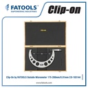 Clip On by FATOOLS CO-103144 Outside Micrometer 175-200mm / 0.01mm Mikrometer Luar