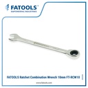 FATOOLS RCW10 Ratcheting Combination Wrench 10mm Kunci Ring Pas Ratchet Bolak Balik 12PT