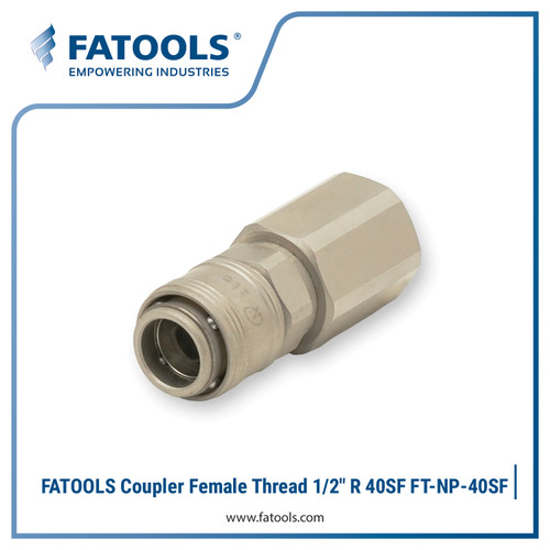 FATOOLS NP-40SF Coupler Female Thread 1/2" R Air Quick Coupler 40SF Drat Dalam
