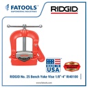 RIDGID 40100 25 Bench Yoke Vise 1/8" - 4" Catok Ragum Pipa