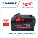 MILWAUKEE M18 HB8 Lithium Battery 8 Ah High Output 18V Cordless Li-ion