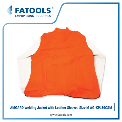 AMGARD KPJ30CSM Proban Welding Jacket Leather Sleeve Las Lengan Kulit