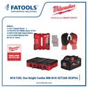 MILWAUKEE M18 SET2AB 853PSA Duo Knight Combo Promo Drill Bit Baterai