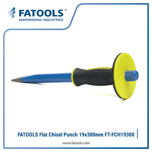 FATOOLS FCH19300 Flat Chisel 19x300mm Pahat Bobok Semen Batu