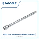 FATOOLS 3/4" Dr Socket Extension 16" S1616E16 Sambungan Kunci Sock 400