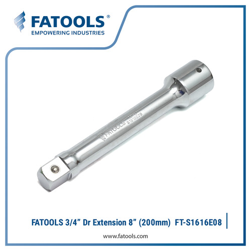 FATOOLS 3/4" Dr Socket Extension 8" S1616E08 Sambungan Sock Gagang 200