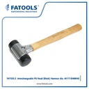 FATOOLS DHMN40 Interchangeable PU Head Hammer d. 40mm Palu Kepala PU