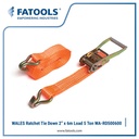 WALES Ratchet Tie Down 2" x 6m 5 Ton WA-RD500600 Tali Ikat Barang