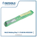 WALES Lifting Webbing Sling 2T x 3M Safety Factor 7:1 WA-WS020300