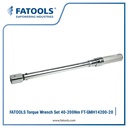 FATOOLS Torque Wrench Set 200Nm Open End and Ring Insert GMH14200-20 GM320-20