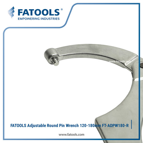 FATOOLS Adjustable Round Pin Wrench 120-180mm ADPW180-R