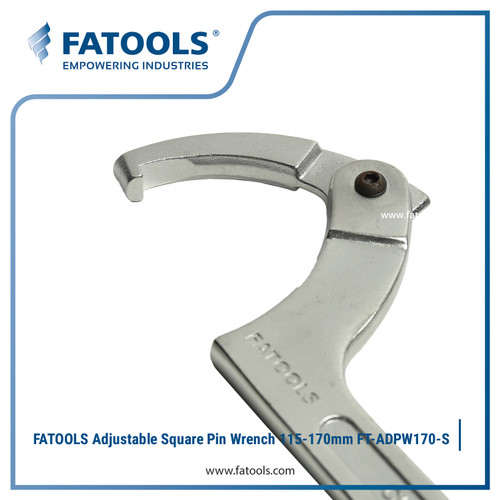 FATOOLS Adjustable Square Pin Wrench 115-170mm ADPW170-S