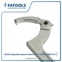 FATOOLS Adjustable Square Pin Wrench 115-170mm ADPW170-S