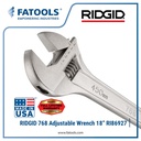 RIDGID 86927 768 Adjustable Wrench 18" Spanner Kunci Inggris 450mm