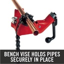 Ridgid 40210 BC610A Top Screw Bench Chain Vise 1/4-6"