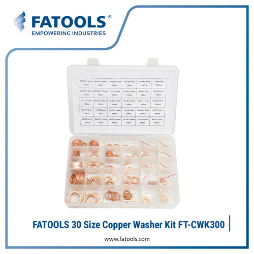 FATOOLS FT-CWK300 - 30 Sizes Copper Washer Kit