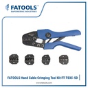 FATOOLS FT-T03C-5D Cable Crimping Tool Kit Tang