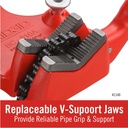 Ridgid 40210 BC610A Top Screw Bench Chain Vise 1/4-6"