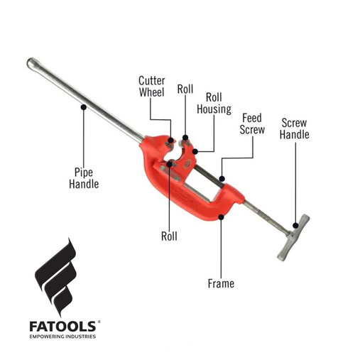 Ridgid 32845 4-S Heavy Duty 3 Wheel Pipe Cutter Alat Potong Pipa 2"-4"