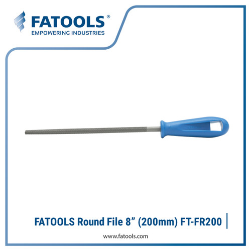 FATOOLS FR200 - ROUND FILE W HANDLE SIZE 8"