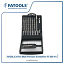 FATOOLS SDS-H1 30 Pcs S2 Multi Precision Screwdriver Obeng Kacamata
