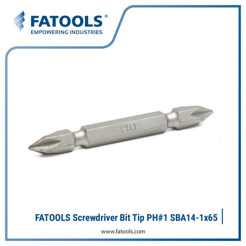 FATOOLS SBA14-1X65 Screwdriver Bit Tip PH #1 Mata Obeng Plus