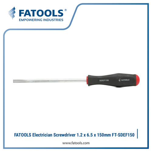 FATOOLS SDEF150 Flat Electrician Screwdriver 1.2X6.5mm Obeng Minus