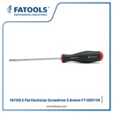 FATOOLS SDEF100 Flat Electrician Screwdriver 0.8X4mm Obeng Minus