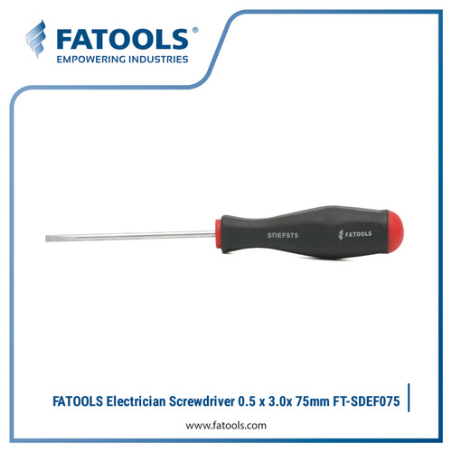 FATOOLS SDEF075 - FLAT ELECTRICIAN SCREWDRIVER SIZE 0.5X3