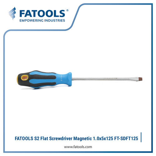 FATOOLS SDFT125 - S2 FLAT SCREWDRIVER SIZE 1.0X5.5X125