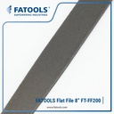 FATOOLS FF200 Flat File W/ Handle 8" Pengikir Kikir Besi Lurus