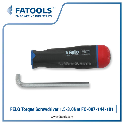 FELO FO-007-144-101 Torque Screwdriver NM 1.5~3.0 Obeng Torsi Fatools