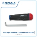 FELO FO-007-144-101 Torque Screwdriver NM 1.5~3.0 Obeng Torsi Fatools