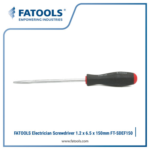 FATOOLS SDEF150 Flat Electrician Screwdriver 1.2X6.5mm Obeng Minus
