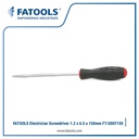 FATOOLS SDEF150 Flat Electrician Screwdriver 1.2X6.5mm Obeng Minus