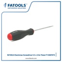 FATOOLS SDEF075 - FLAT ELECTRICIAN SCREWDRIVER SIZE 0.5X3